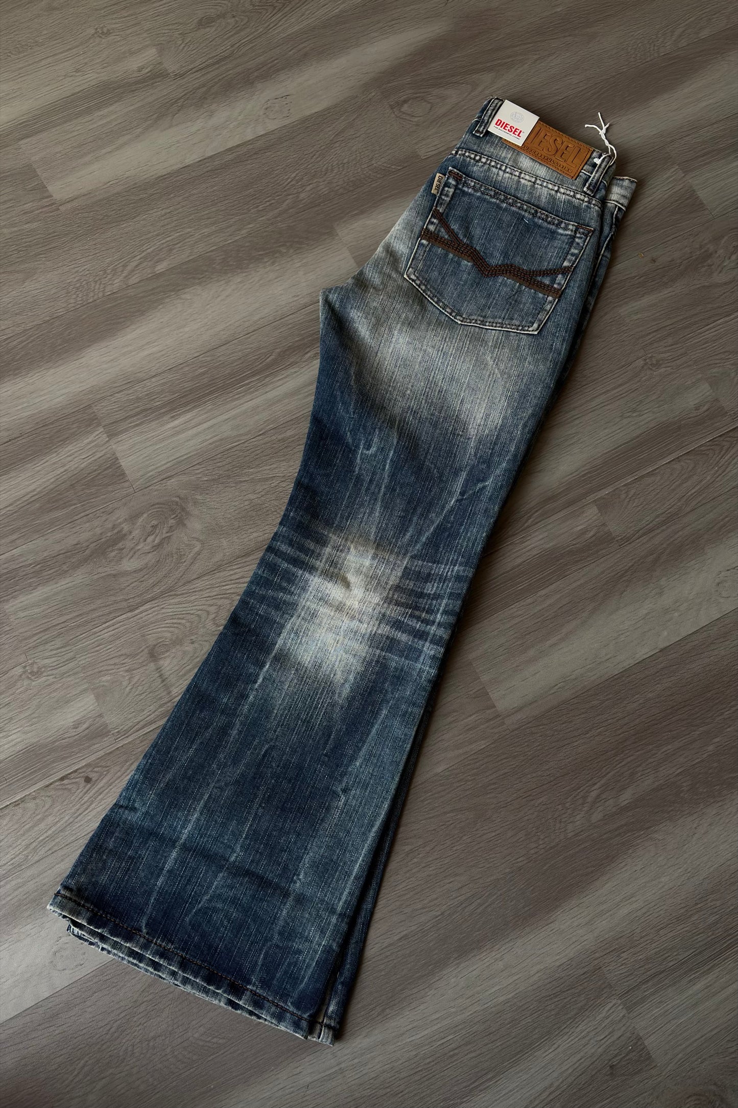 Hadal Blue Rushed Bootcut