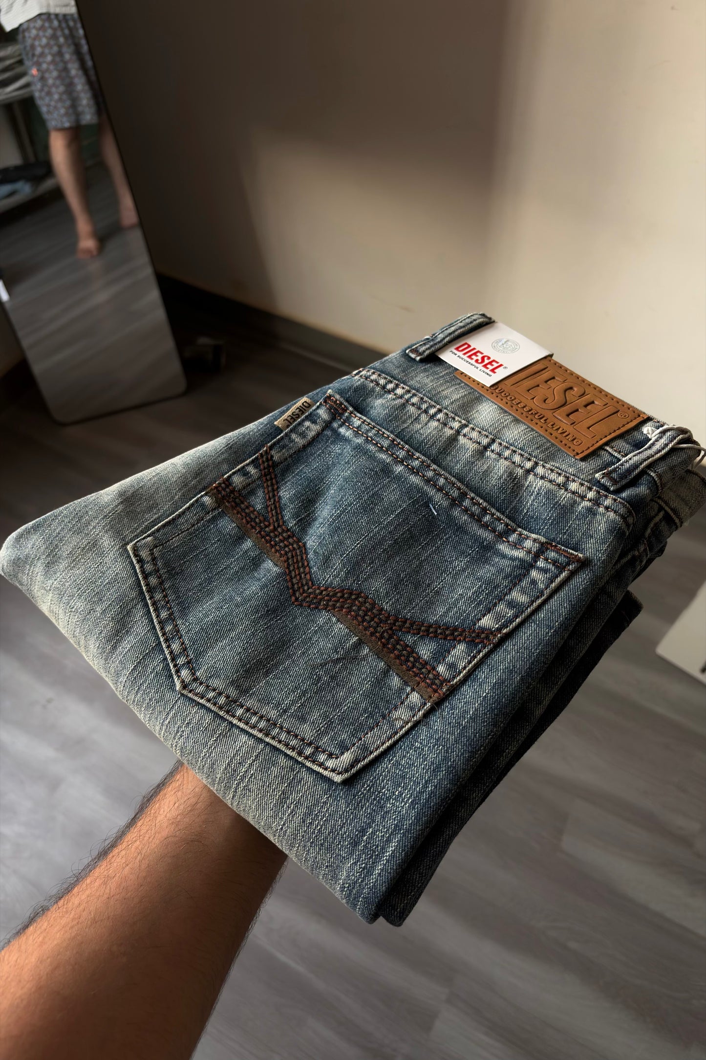 Hadal Blue Rushed Bootcut