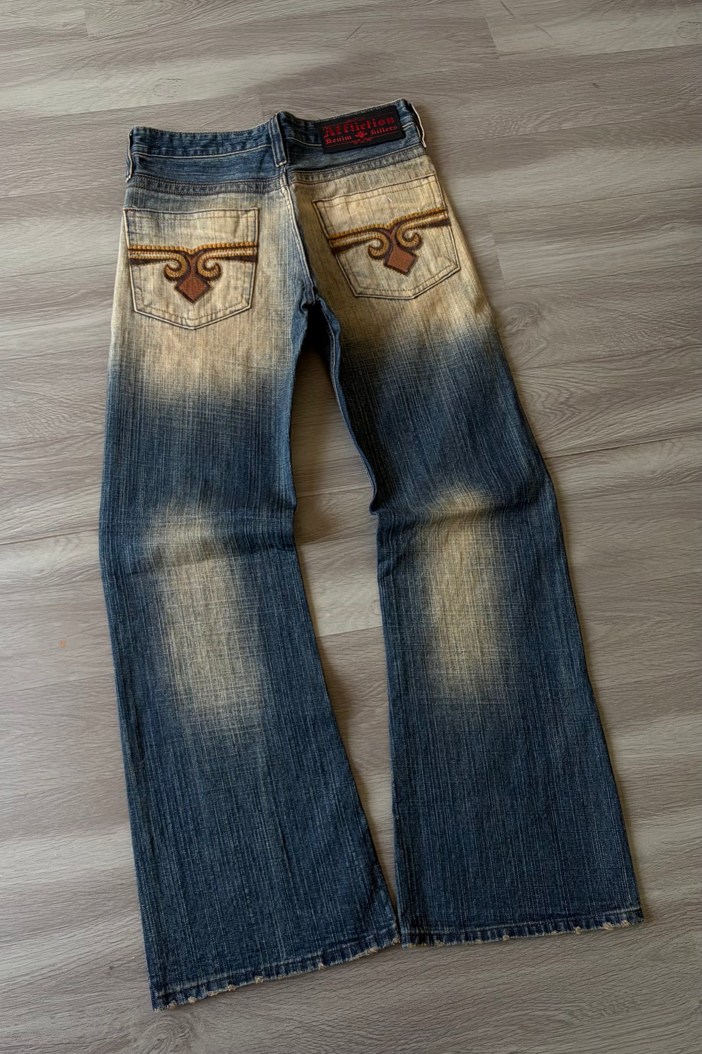 Stoneburn Heavy Distressed Bootcut