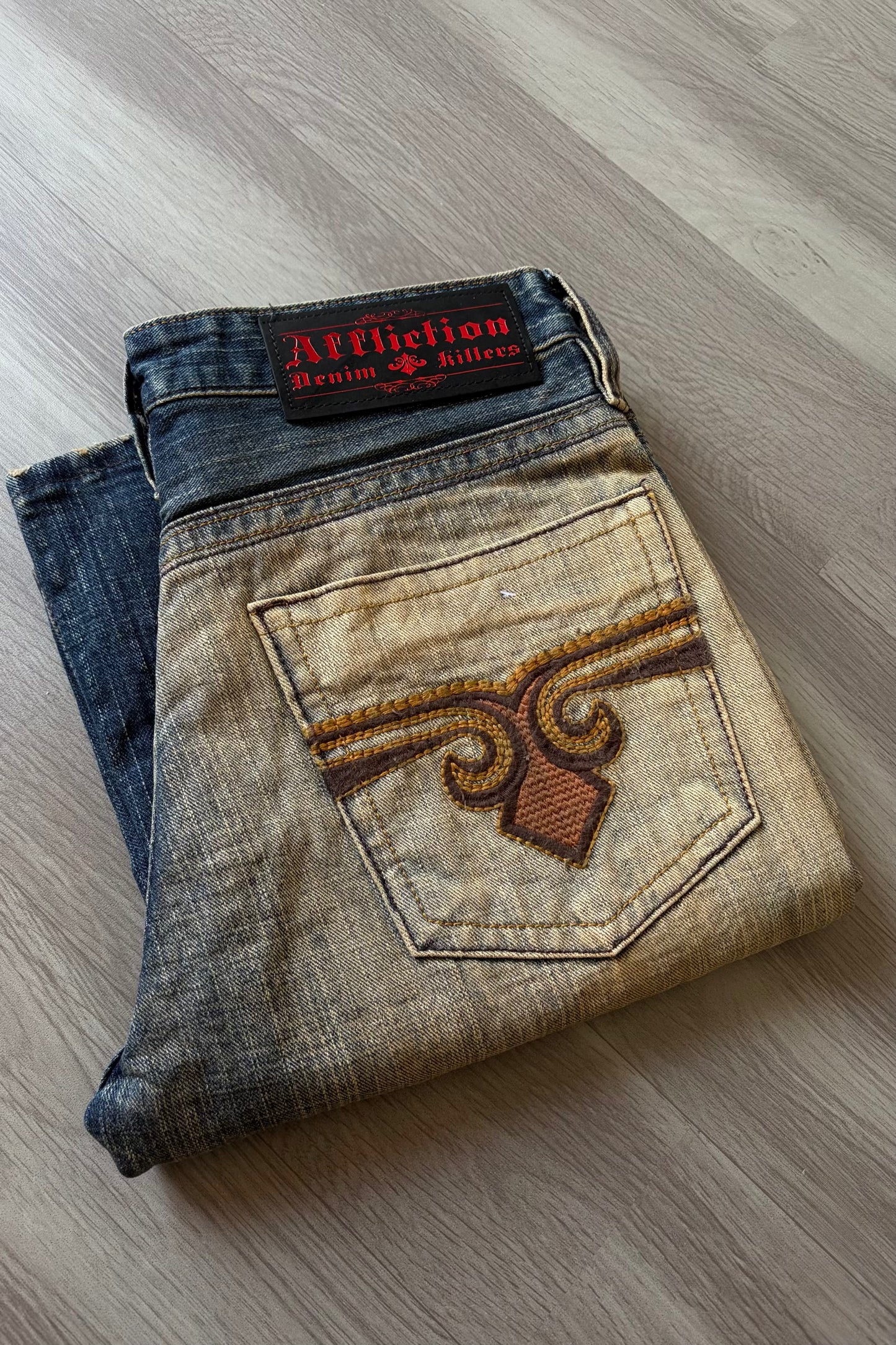 Stoneburn Heavy Distressed Bootcut
