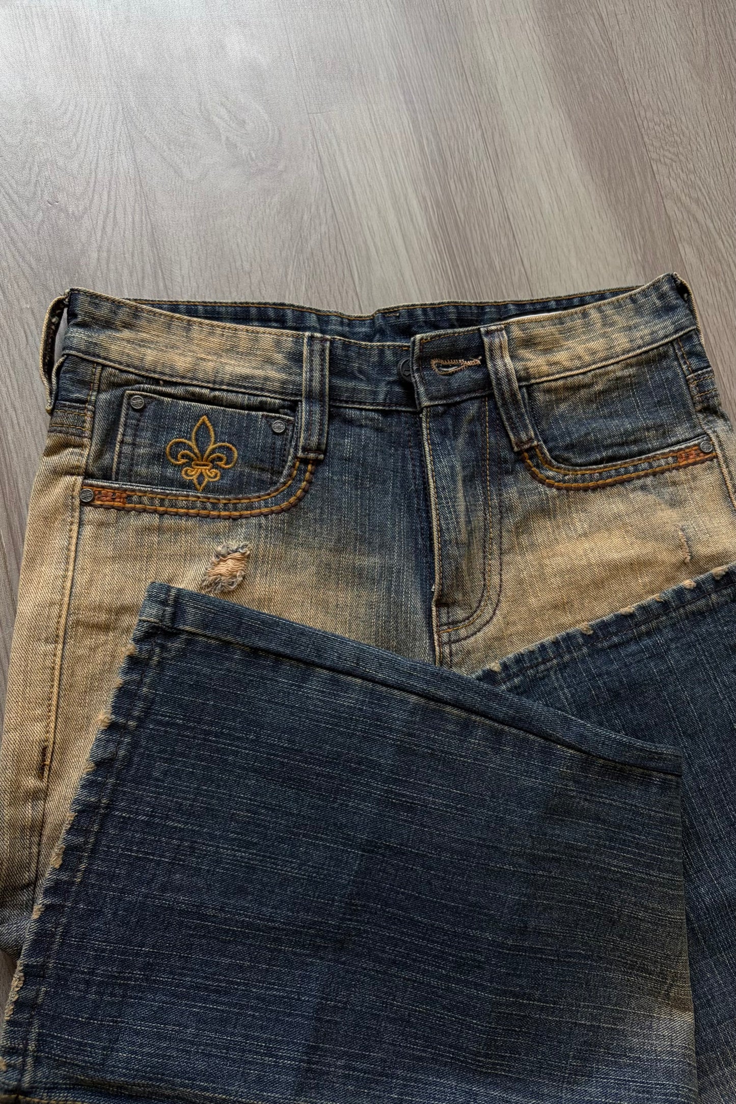 Stoneburn Heavy Distressed Bootcut