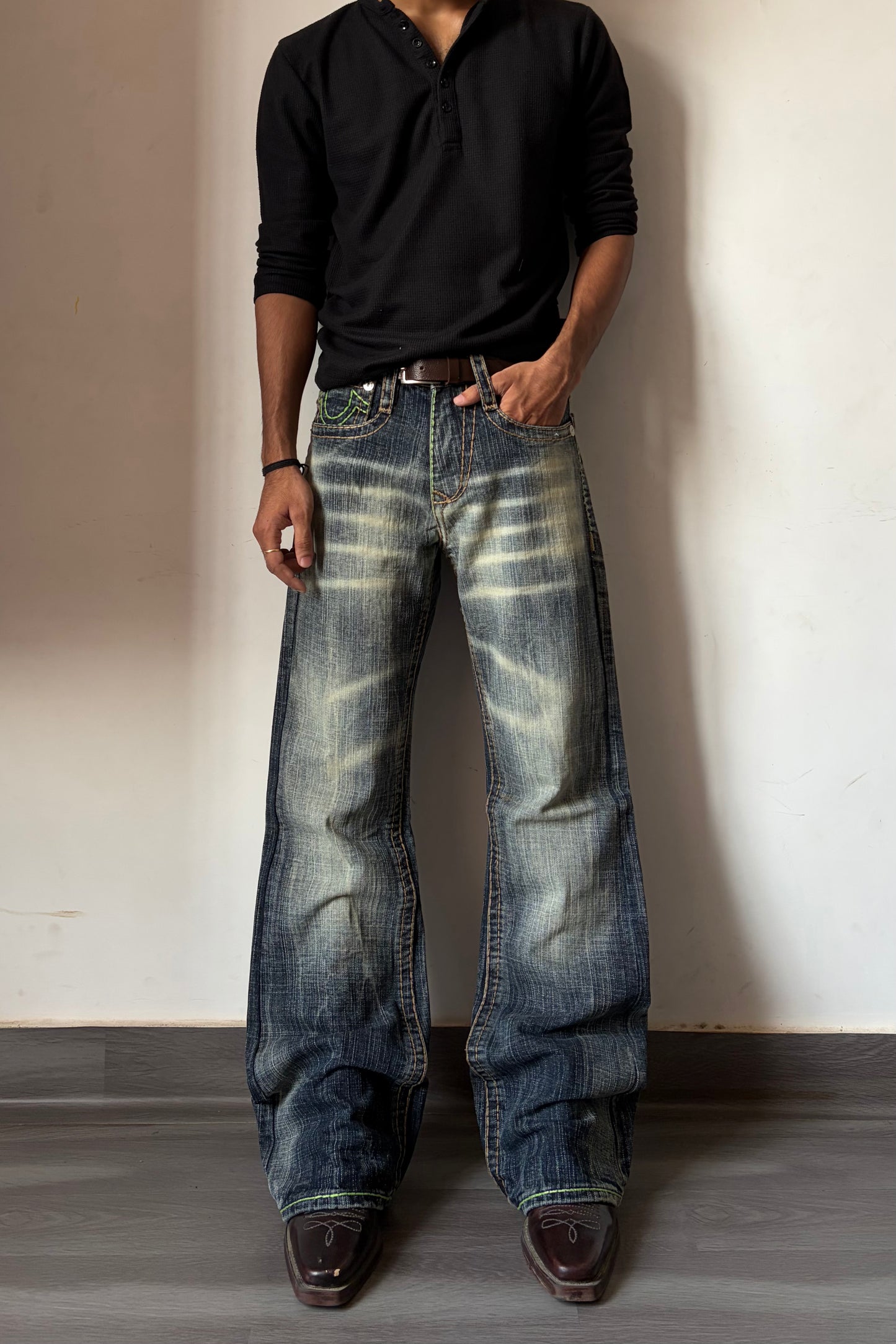 Wild Stitch Vintage Wash Bootcut