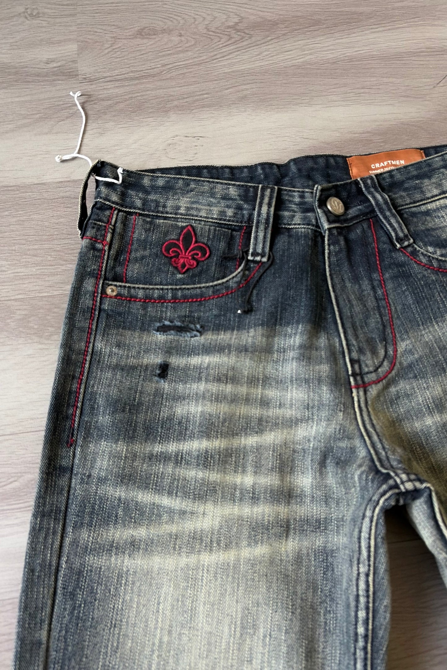 Crimson Fleur Relic Bootcut