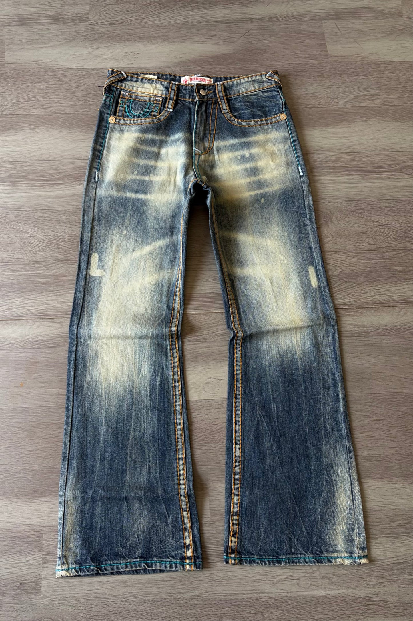 Dual Thread Dust Washed Bootcut