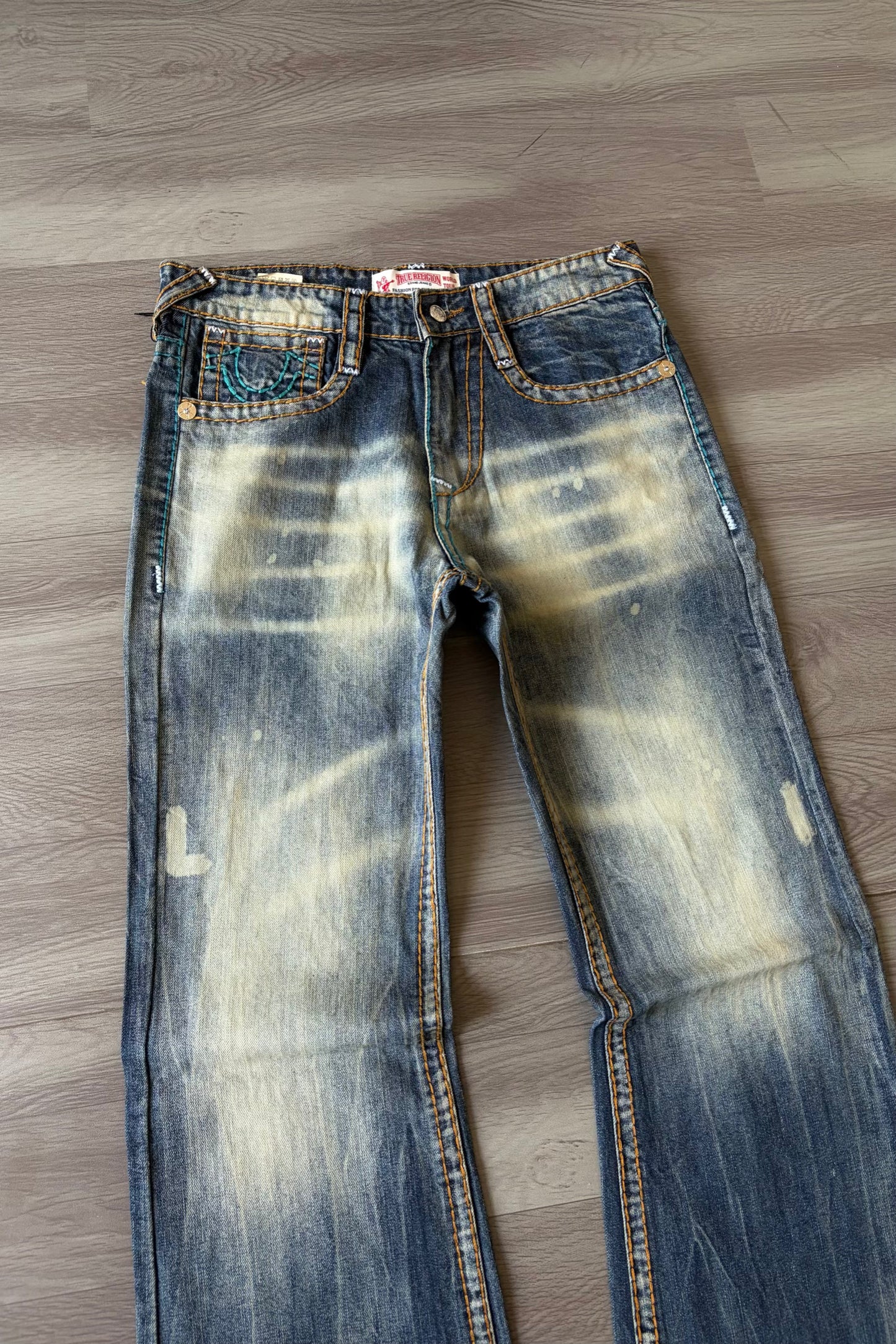 Dual Thread Dust Washed Bootcut